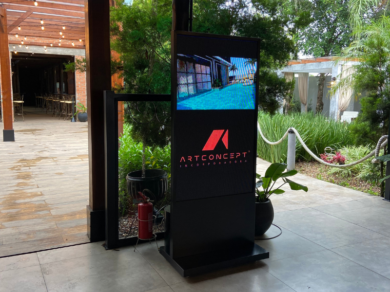 painel de LED para eventos​ receptivos