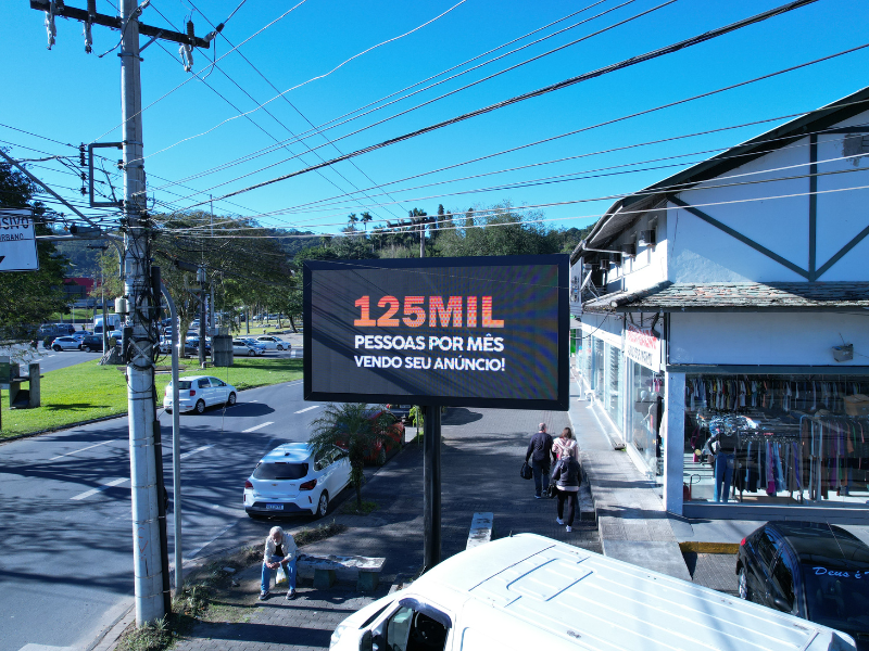 telão de LED alta definição para fachadas